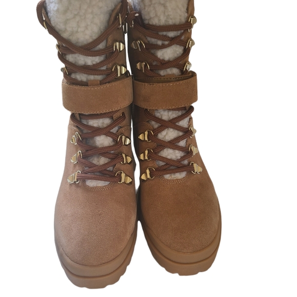 Marc Fisher NIB Leather Combat Boot - Picture 9 of 11